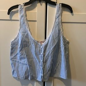 vs striped cami pj
